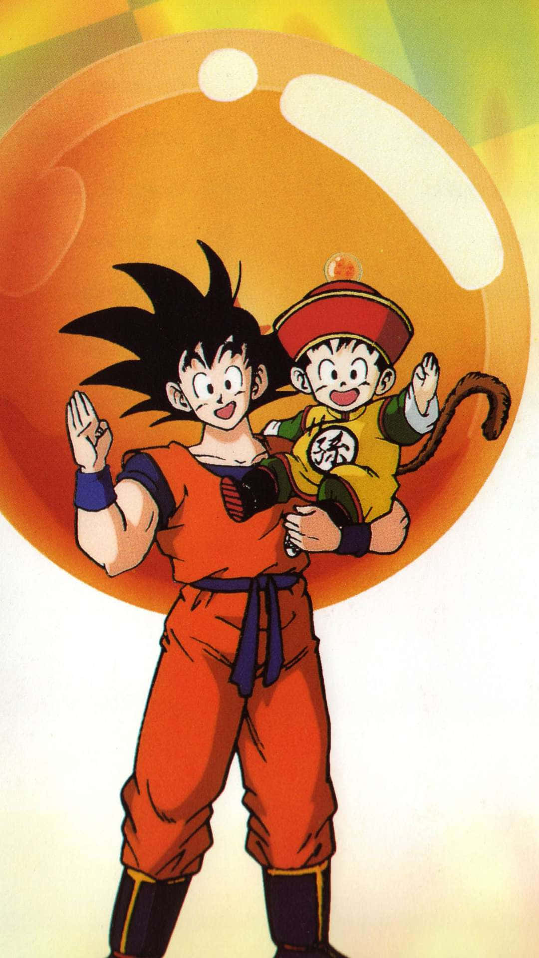Gohan iPhone Goku și Gohan Fundal