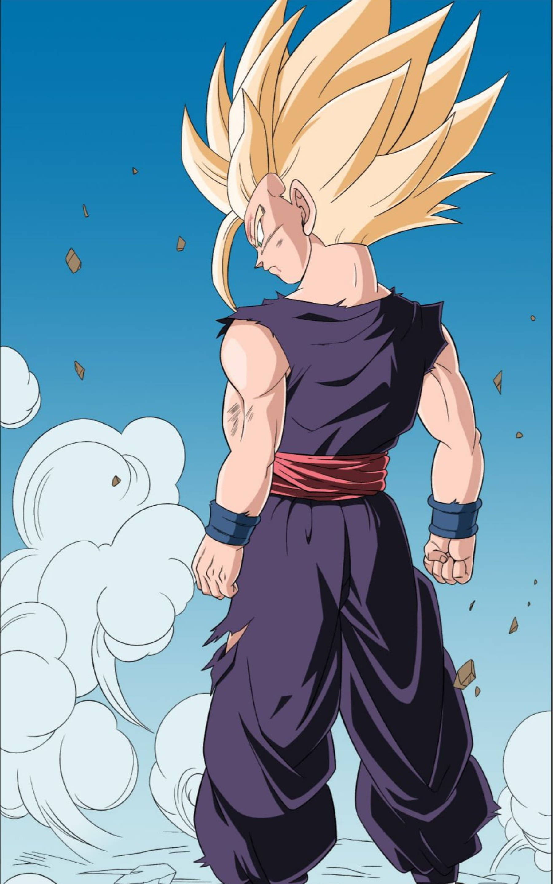 Gohan Puternic în Super Saiyan 2 Fundal