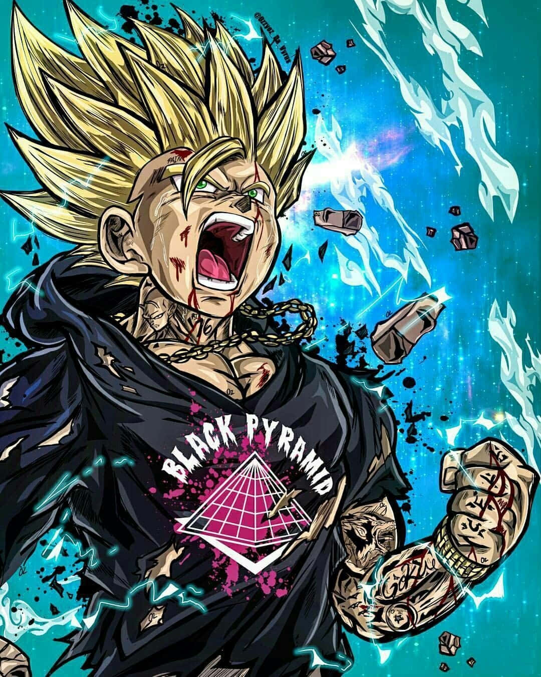 Goku anime Dragon Ball Z bolnav Fundal