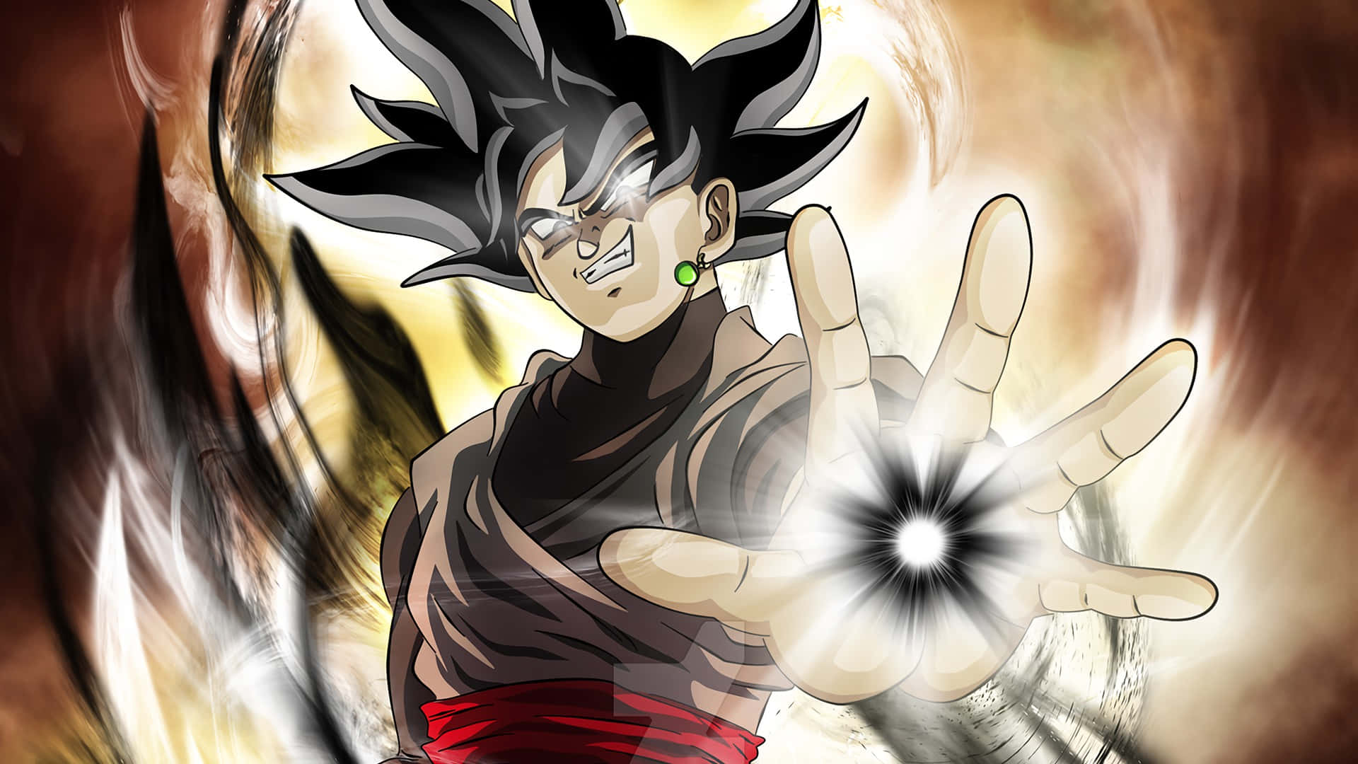 Goku Black amenințător din Dragon Ball Super Fundal