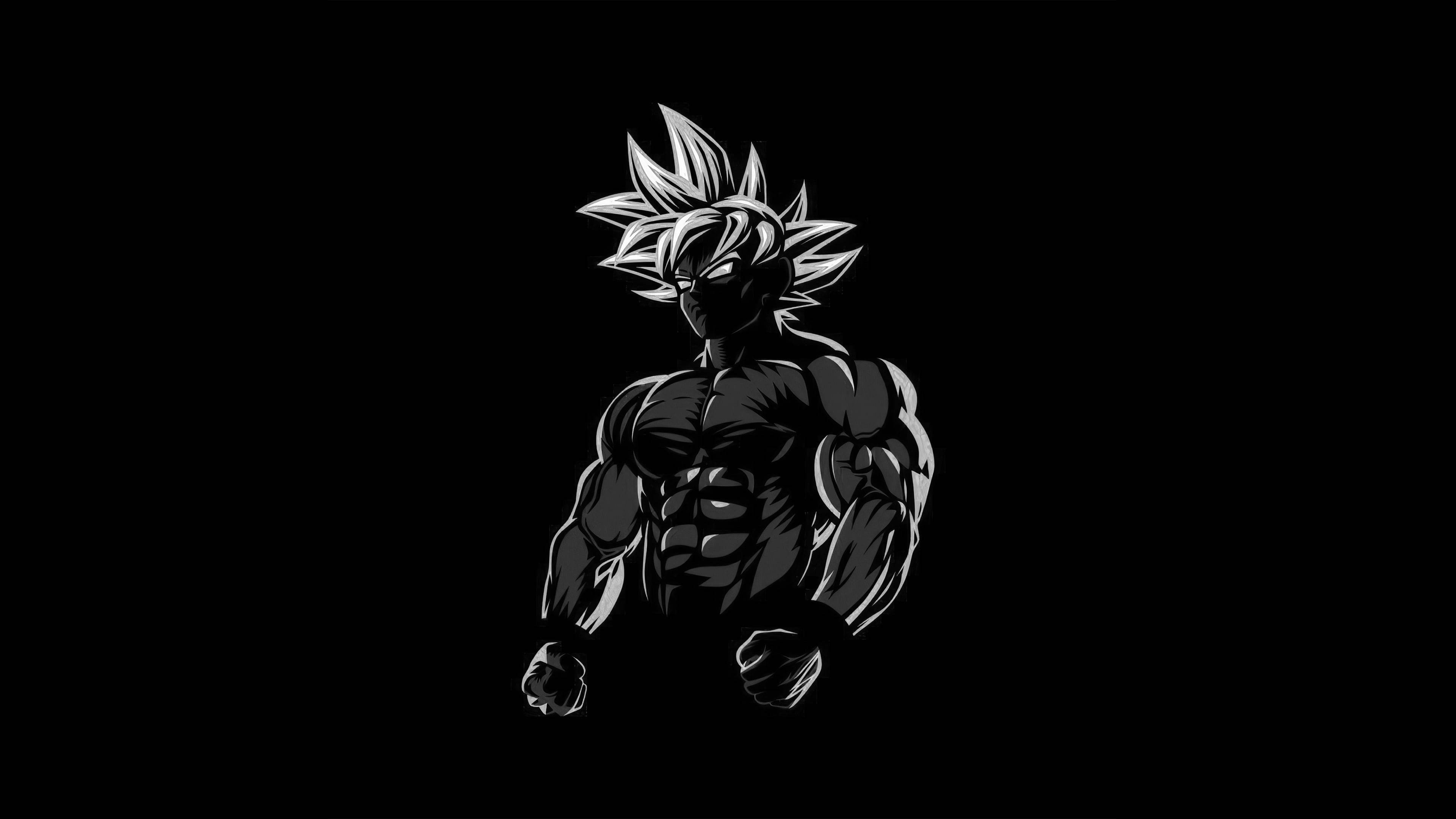 Goku Black musculos PFP Fundal