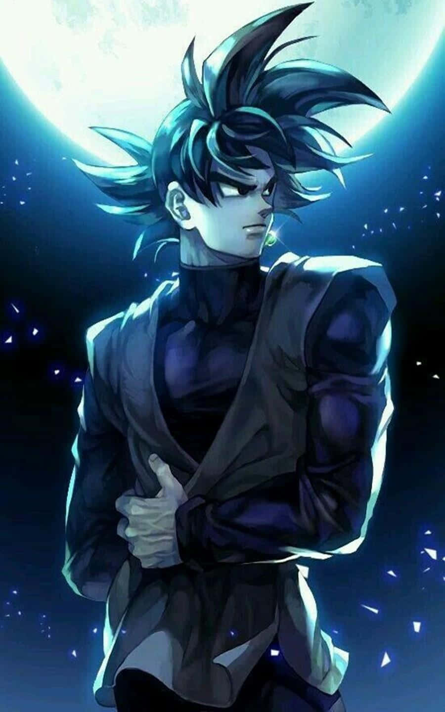 Goku Black plin de furie și putere! Fundal