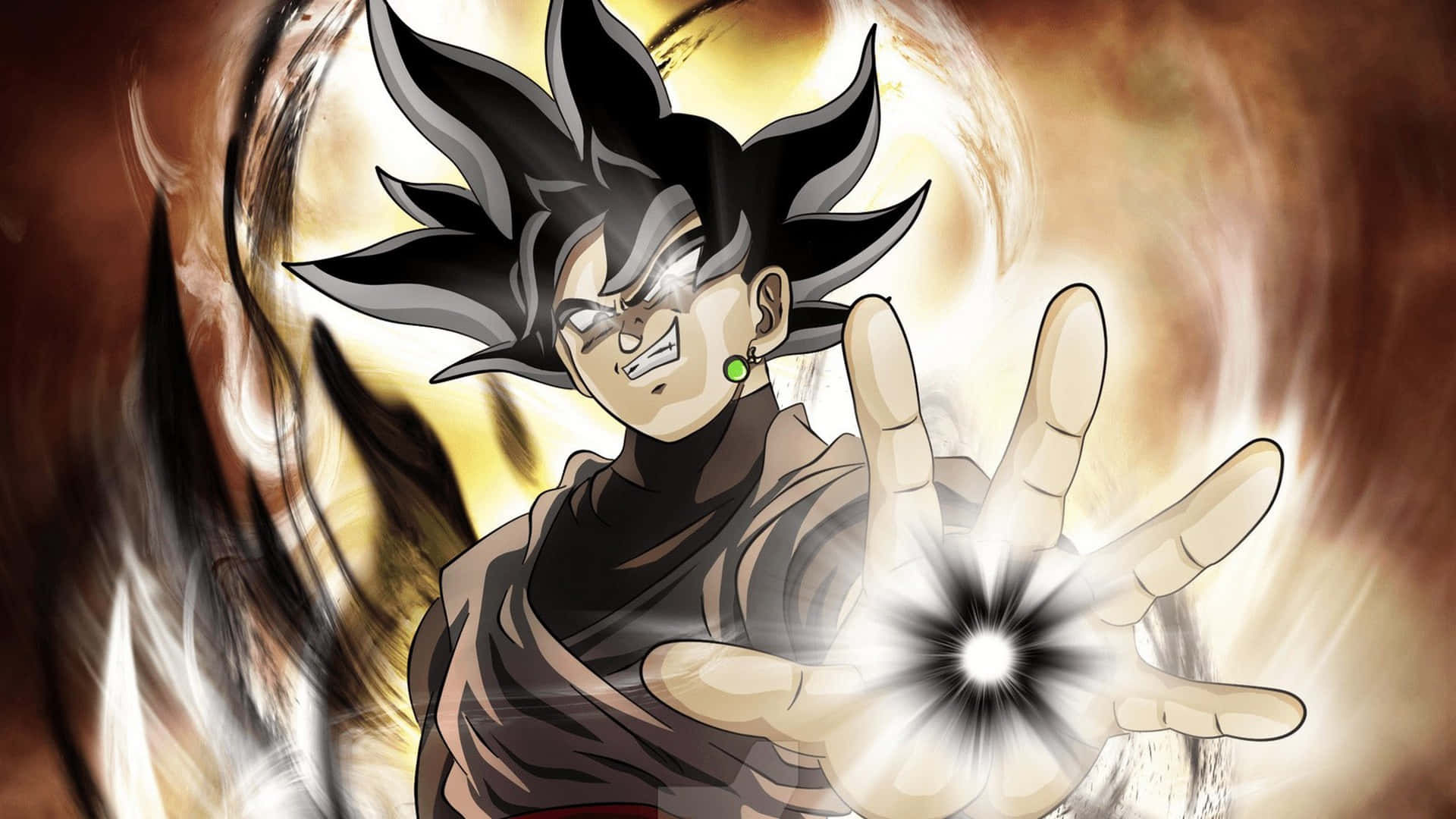 Goku Black Pregătit de Luptă Fundal