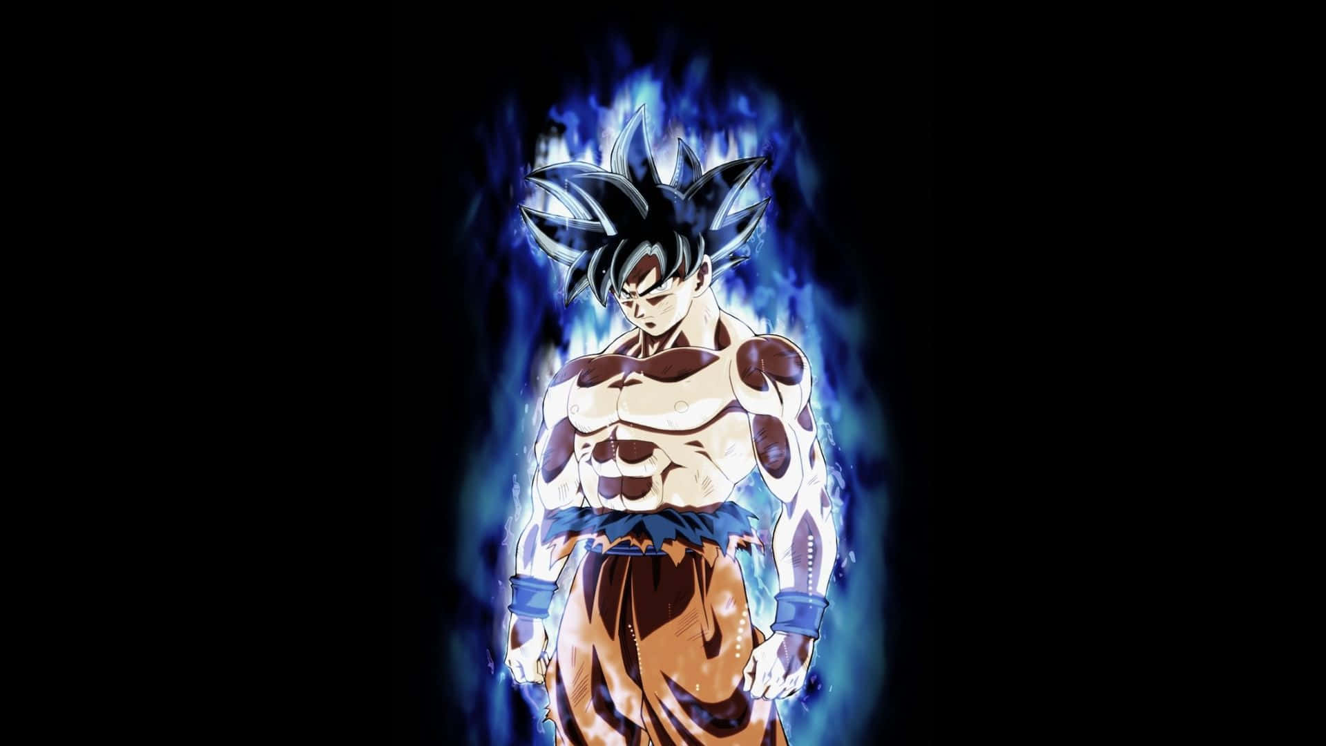 Goku dezlănțuie puterea Instinctului Suprem Fundal