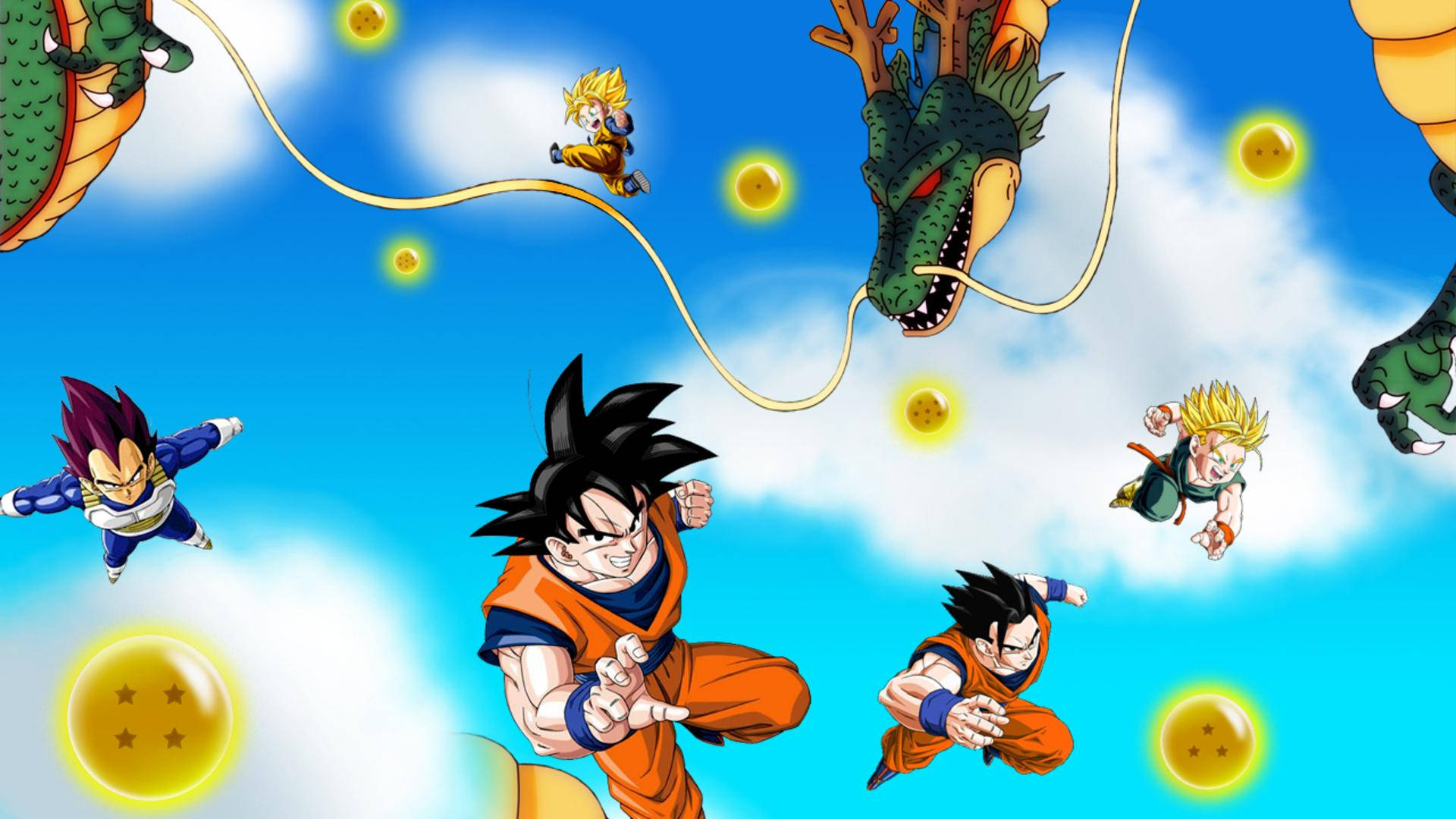 Goku dezlănțuie puterea supremă! Fundal