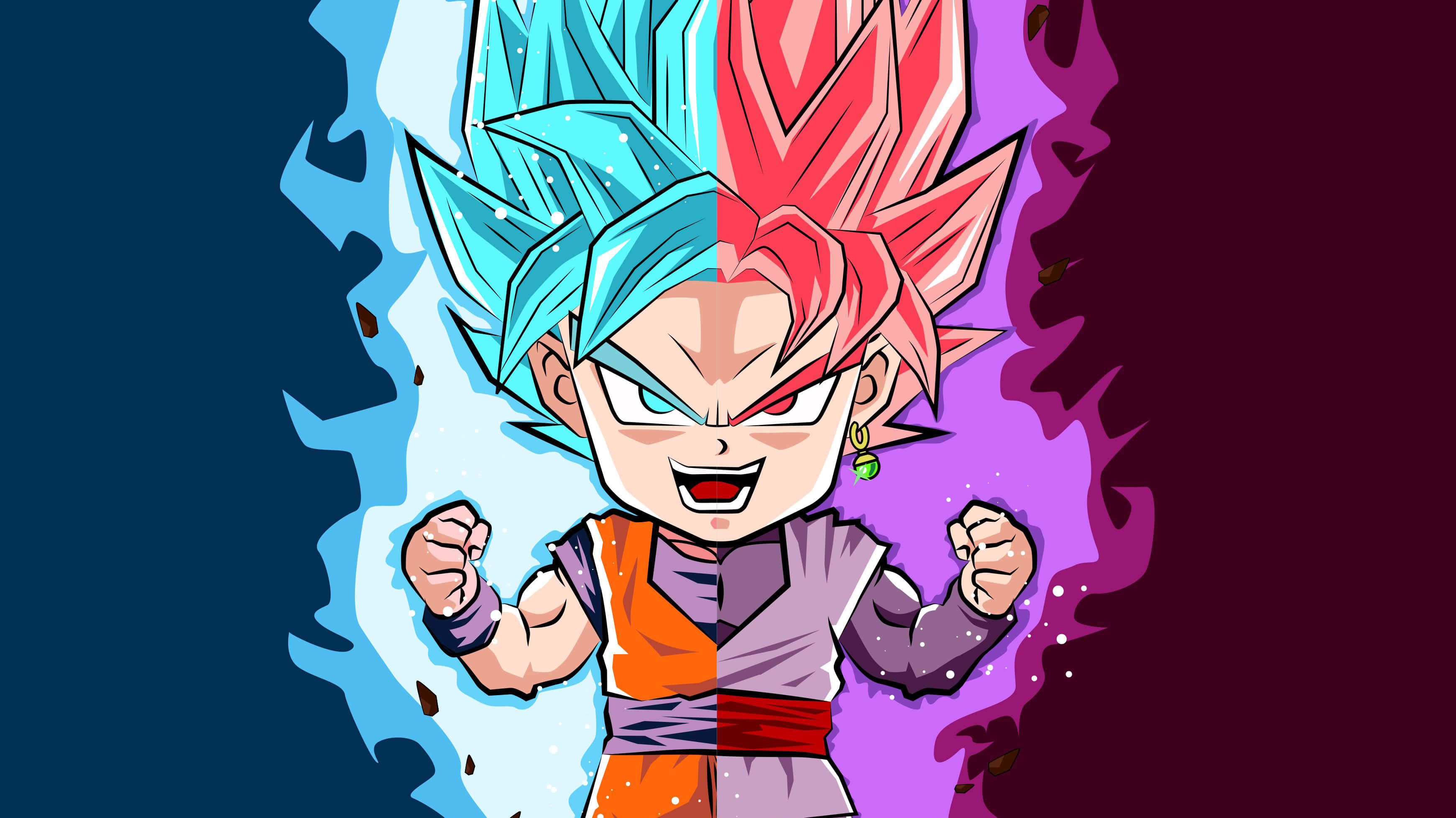 Goku drăguț din Dragon Ball Super Fundal
