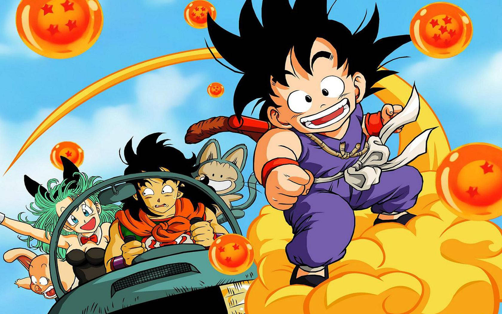 Goku folosește puterea transformării Super Saiyan Blue pentru a-l învinge pe Frieza. Fundal