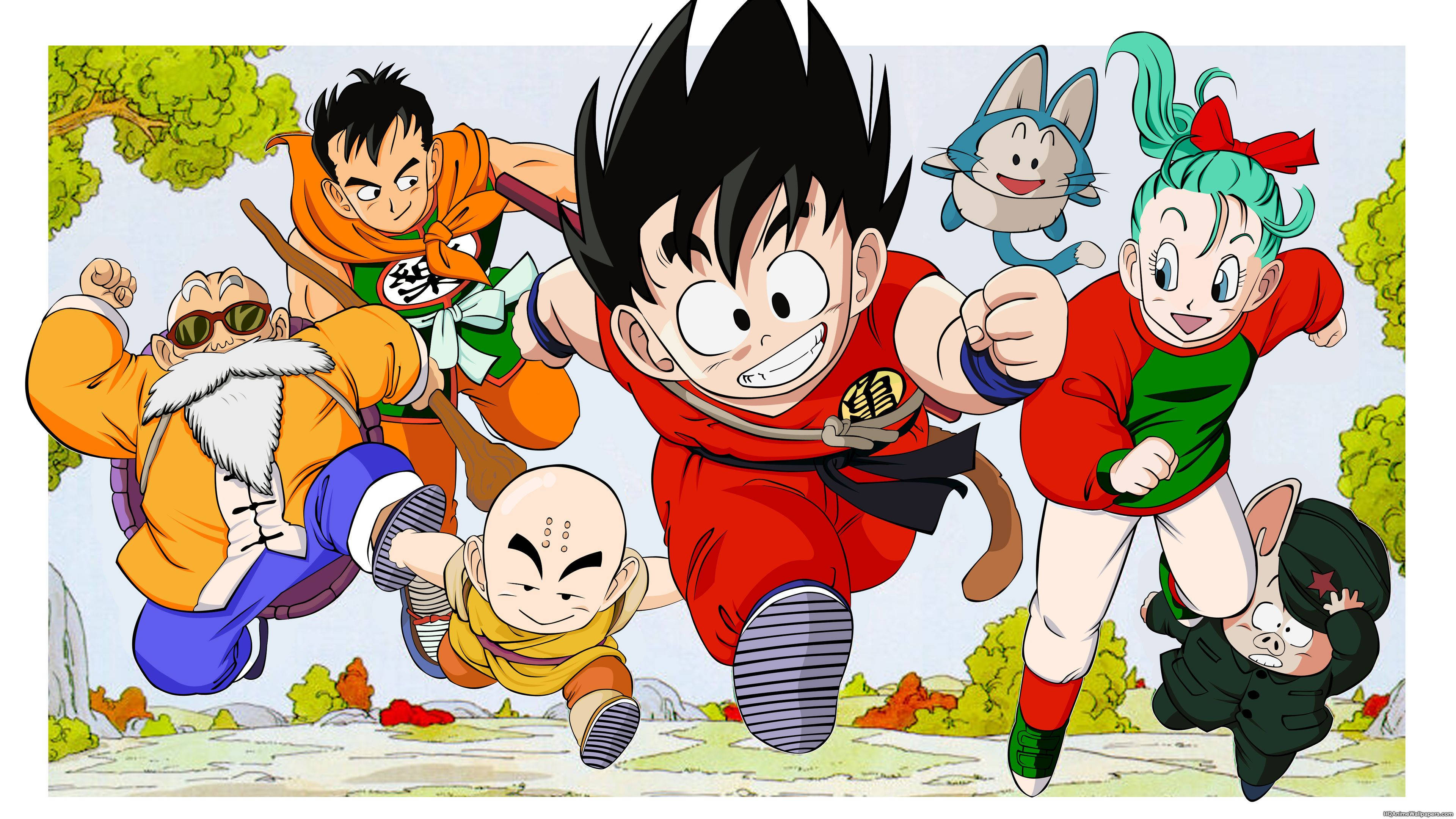 Goku își arată puterea Fundal