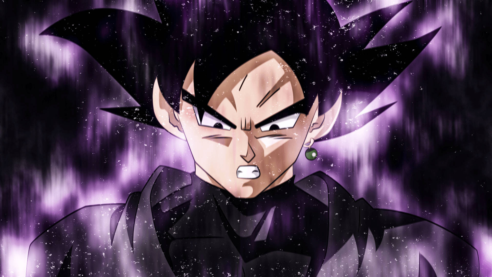 Goku Negru cu Aură Întunecată Fundal