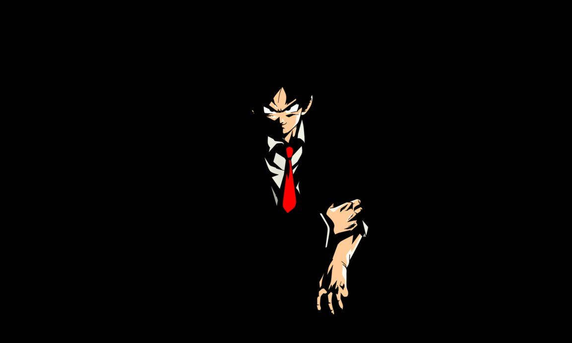 Goku se alătură Mafiei în această lucrare fan art Fundal