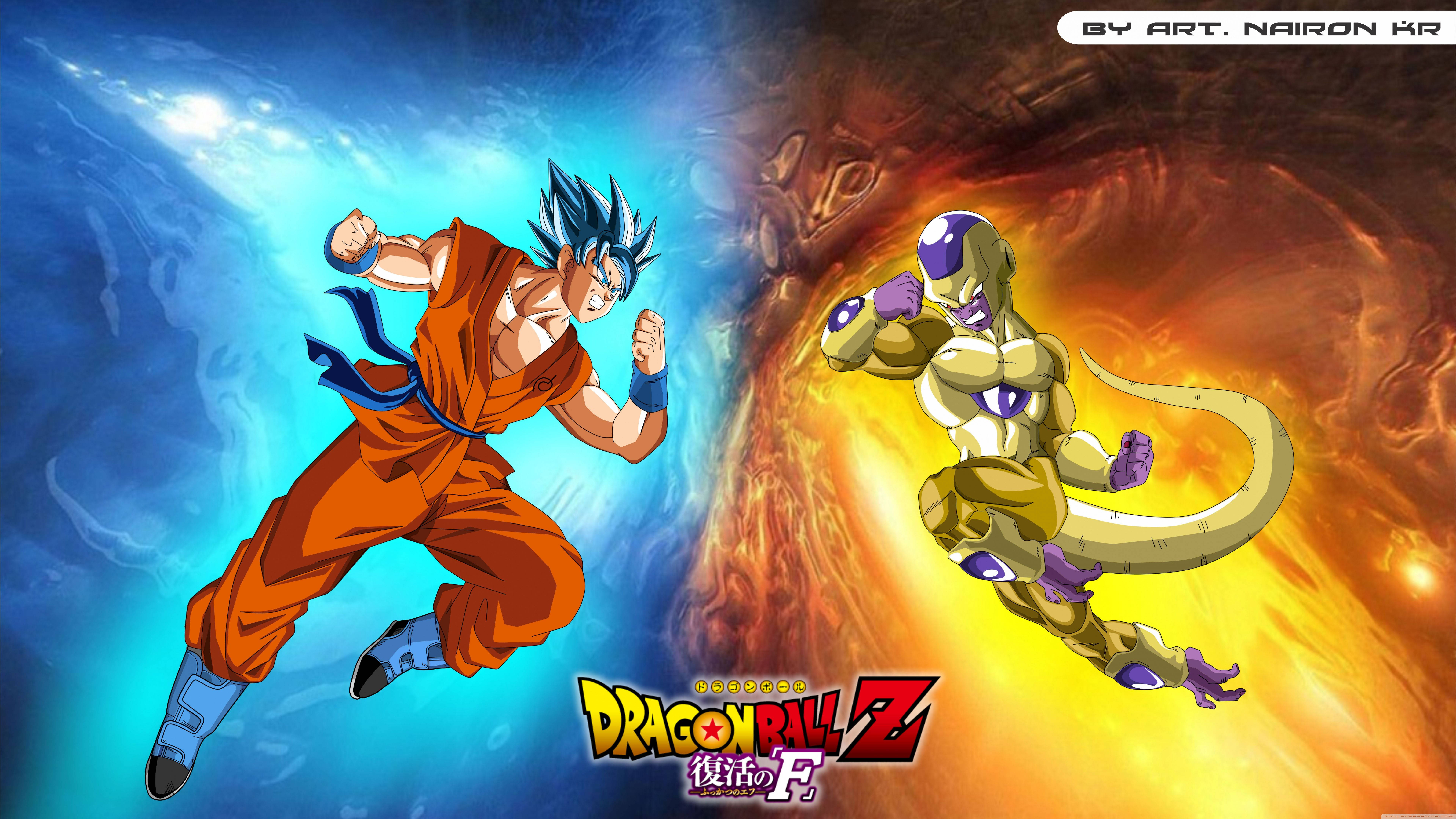 Goku se transformă în Super Saiyan 3 Fundal