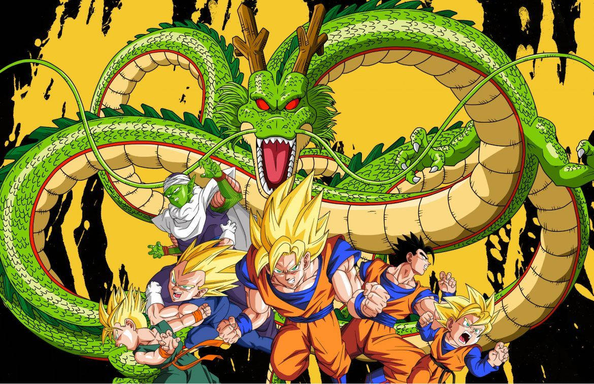 Goku se transformă în Super Saiyan Fundal