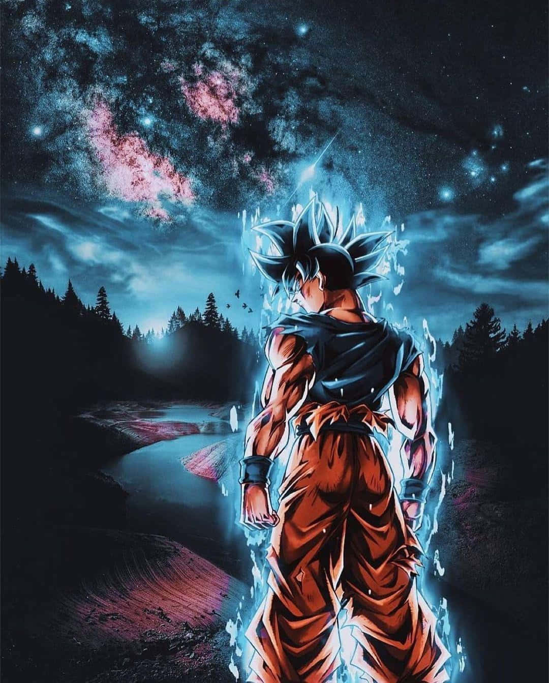 Goku se transformă în Ultra Instinct Fundal