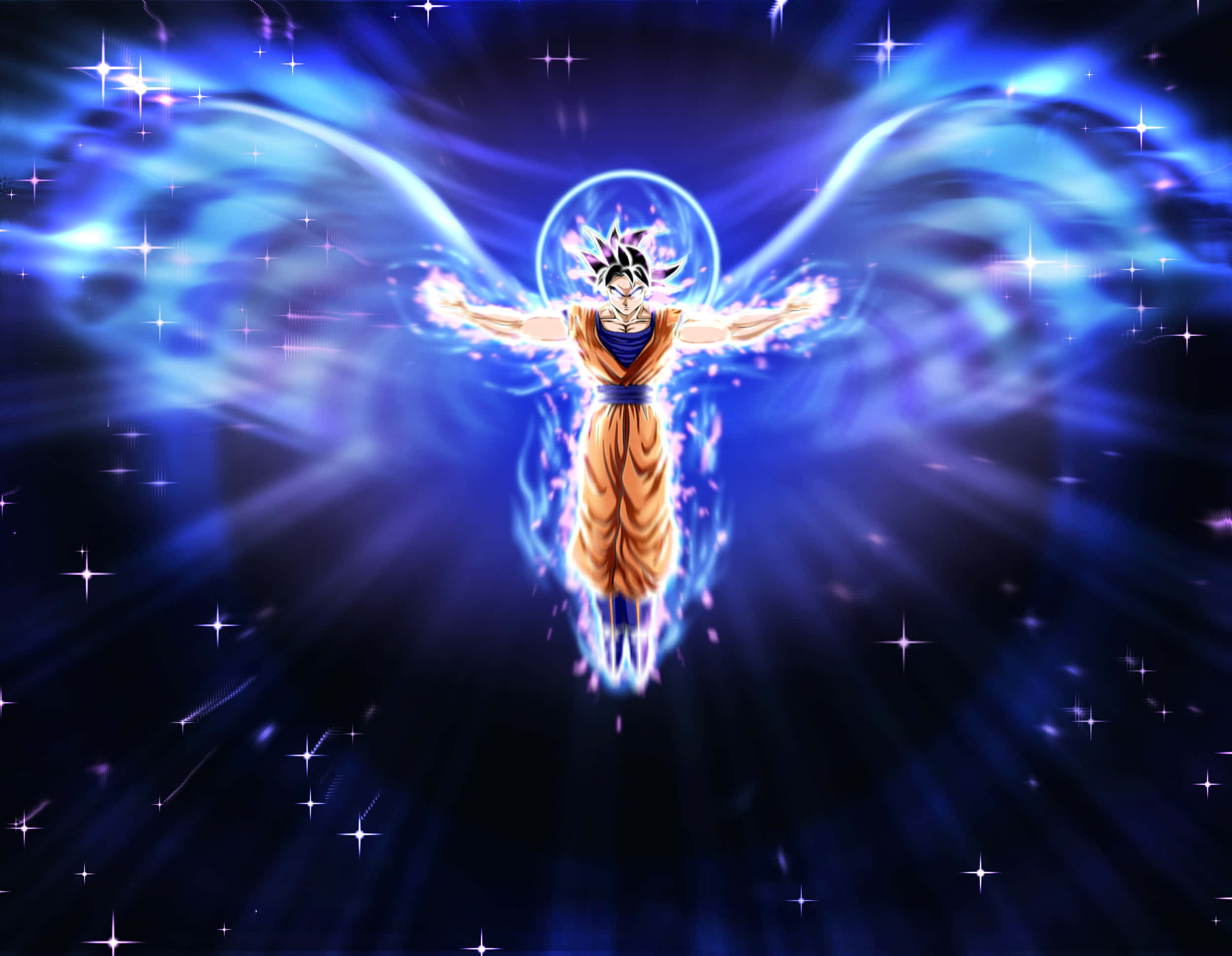Goku se transformă în Ultra Instinct într-o luptă epică Fundal
