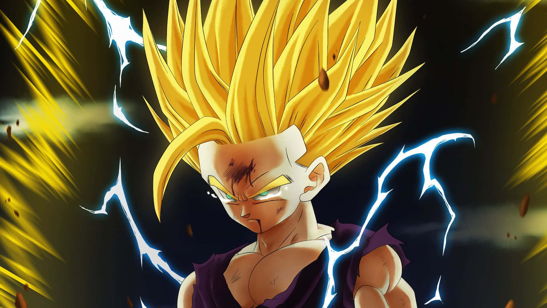 Goku și Vegeta se luptă pentru controlul Pielor Dragonului Fundal