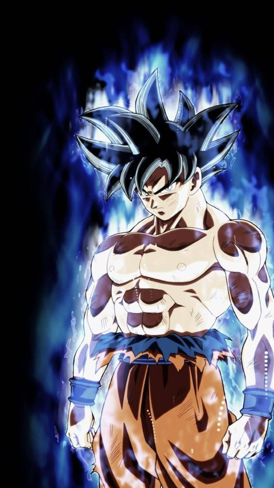 Goku strălucitor Dragon Ball Super telefon Fundal