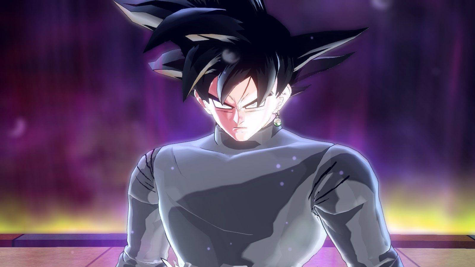 Goku Ultra Instinct cu Cercel Fundal