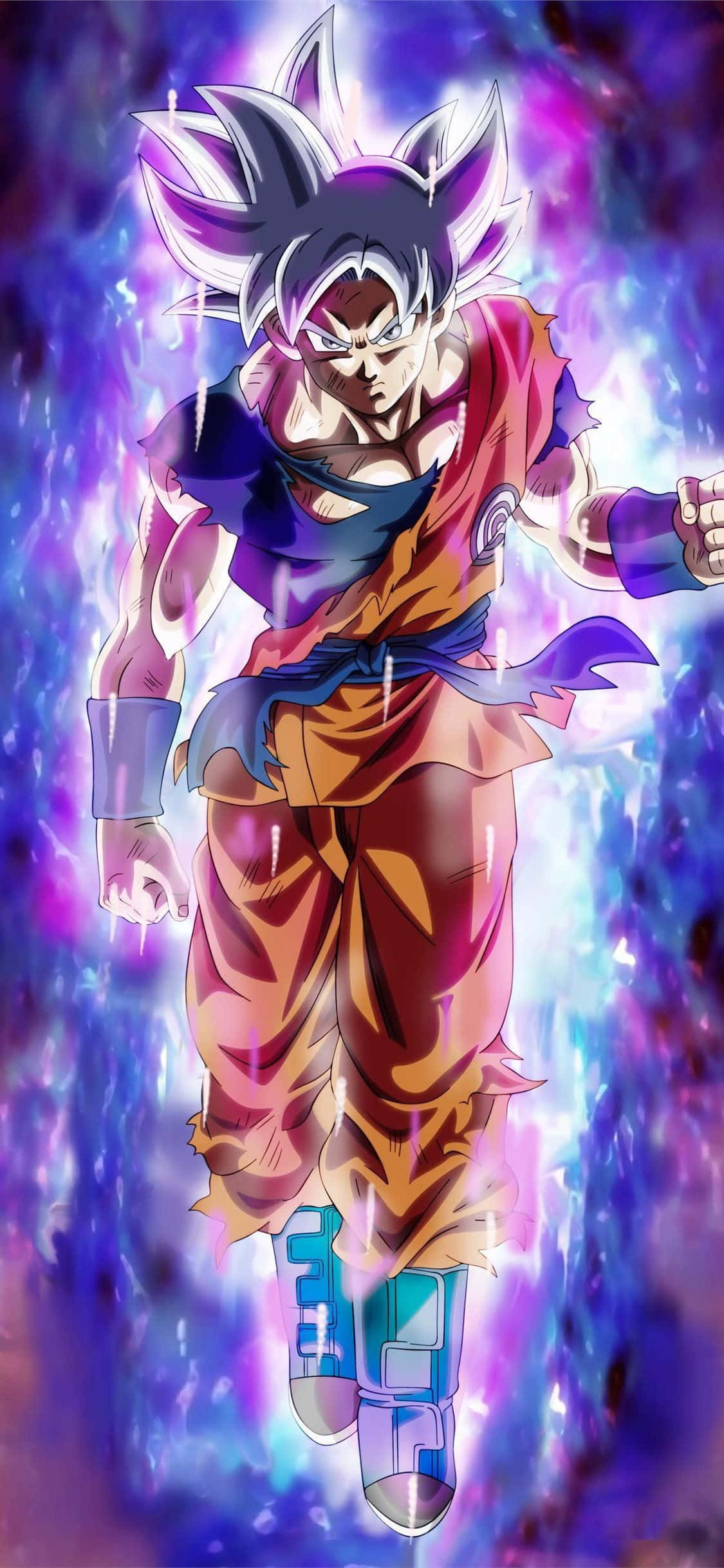 Goku Ultra Instinct Sign Dragon Ball Super iPhone Fundal