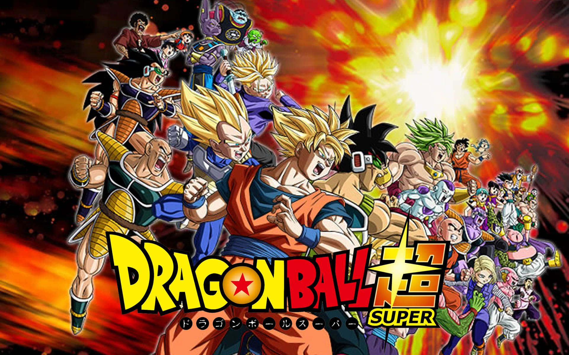 Goku vs Jiren într-o Luptă de Forță Epică Fundal