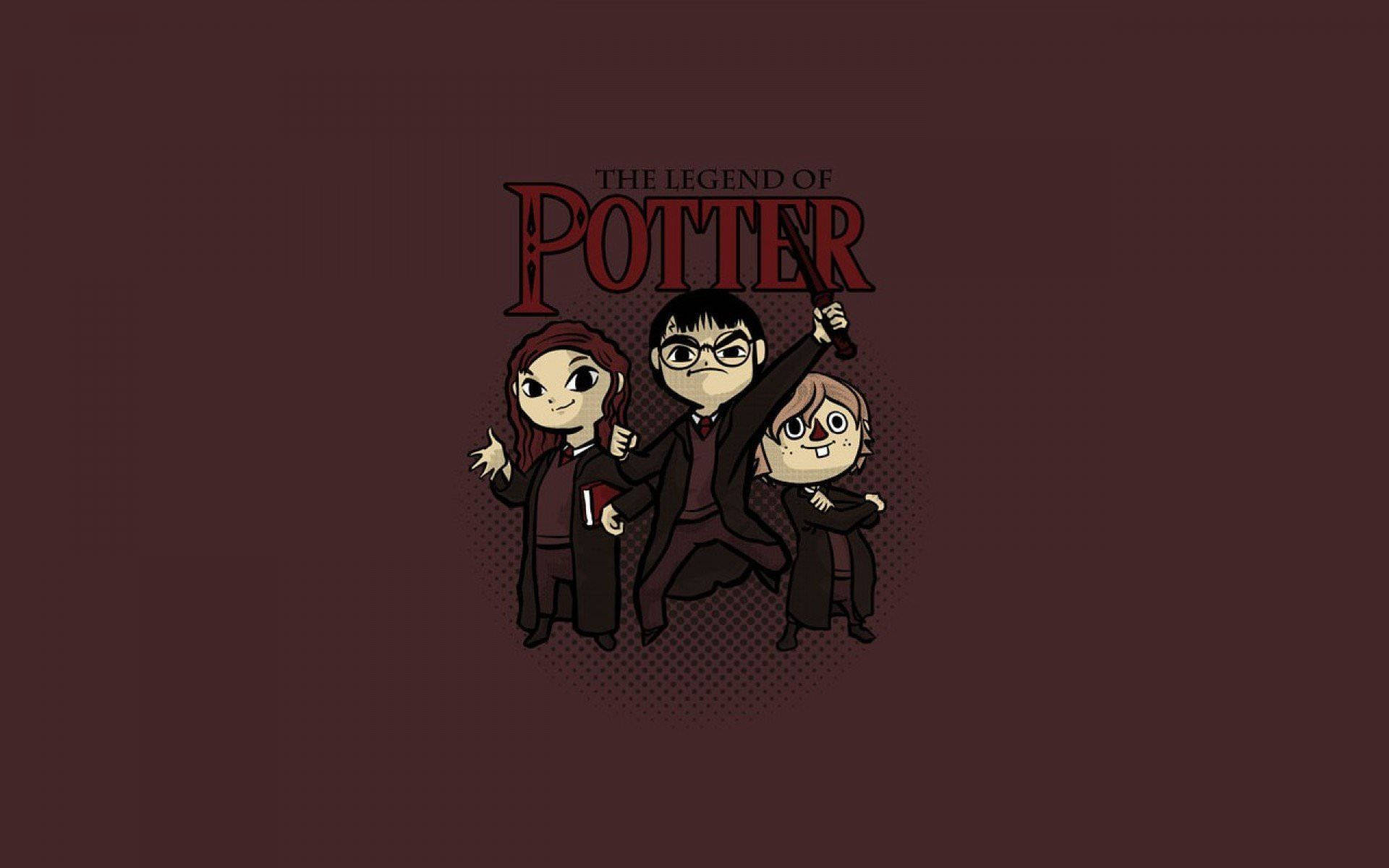 Golden Triul animat din Harry Potter Fundal