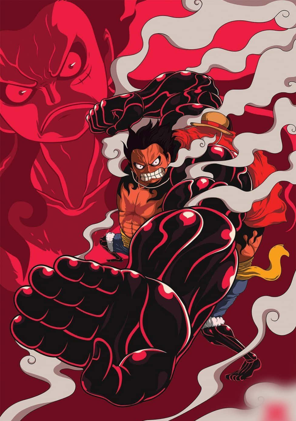 Gomu Gomu One Piece Luffy Telefon Fundal