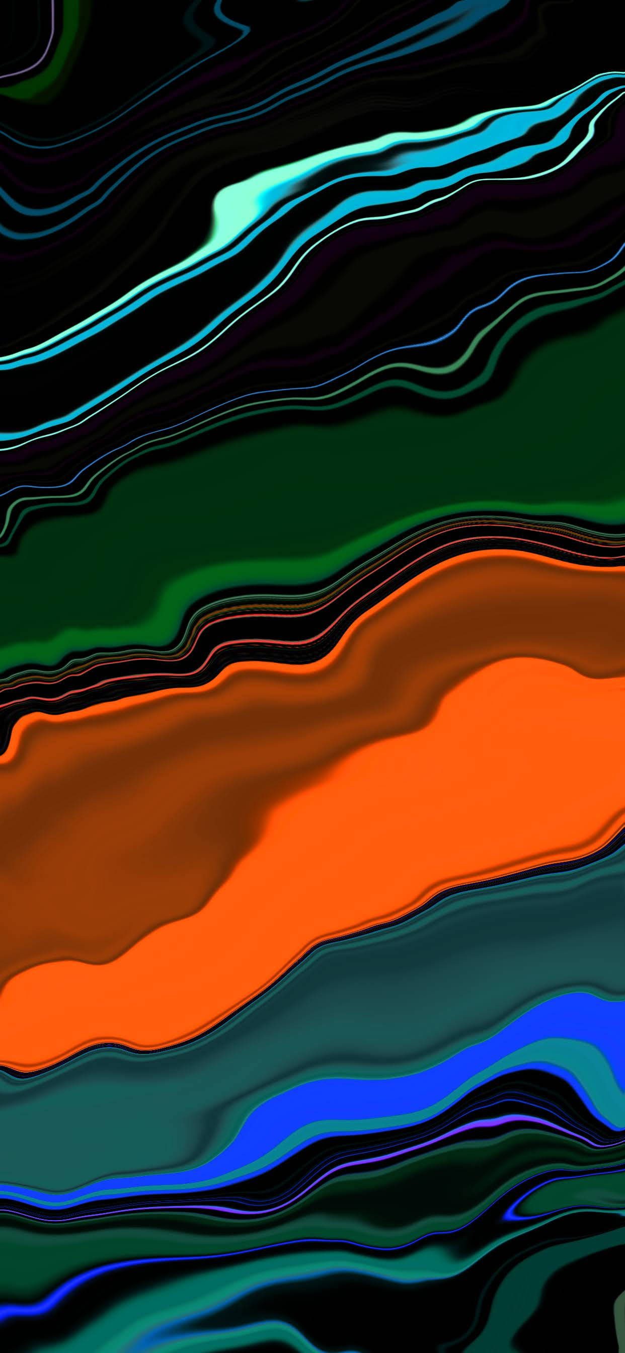 Google Pixel 4 cu Abstract Lichid Fundal