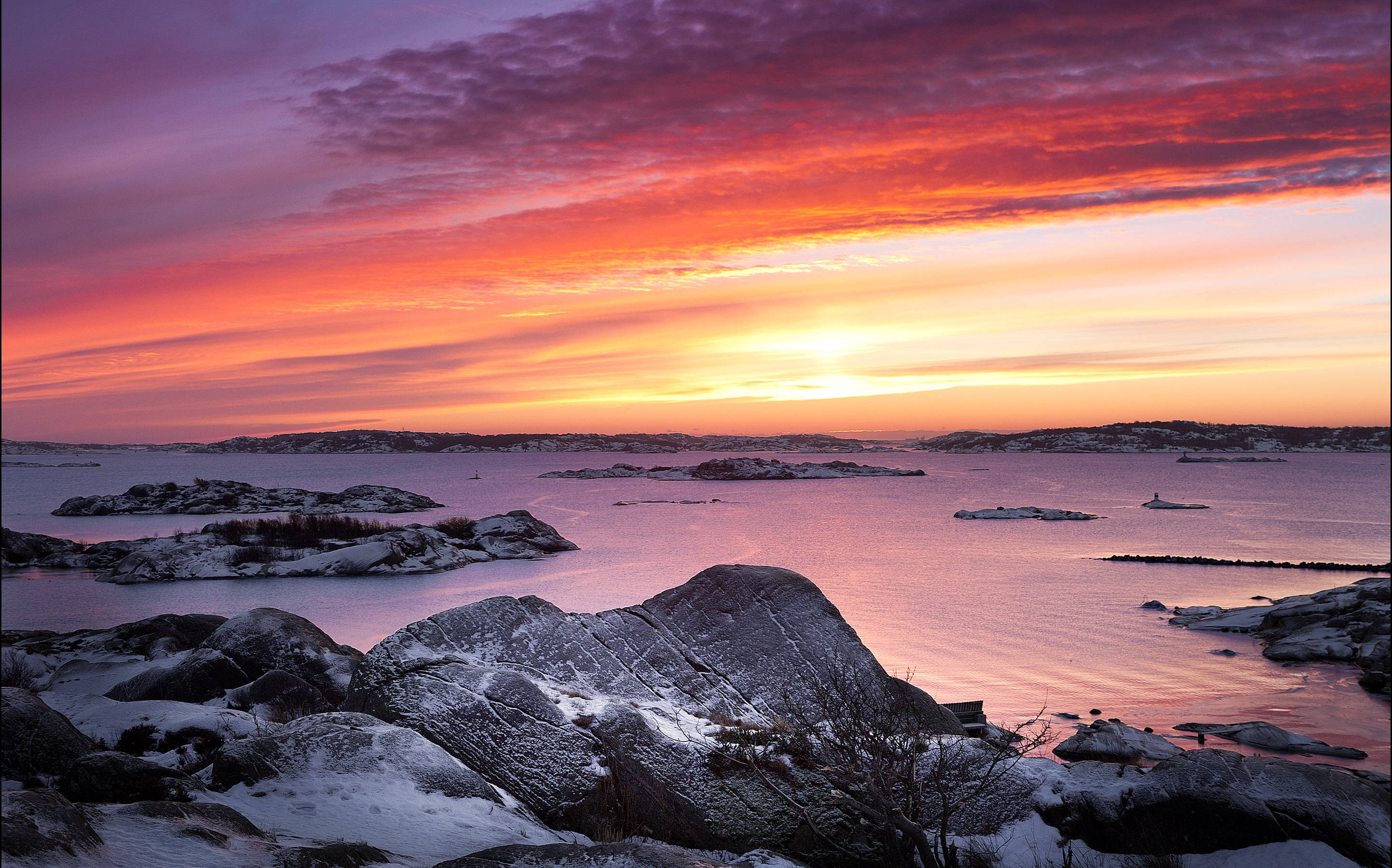 Gothenburg Apus de Soare Frumos Fundal