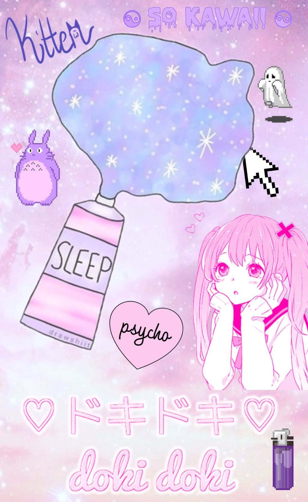 Gotic Pastel Kawaii Fundal