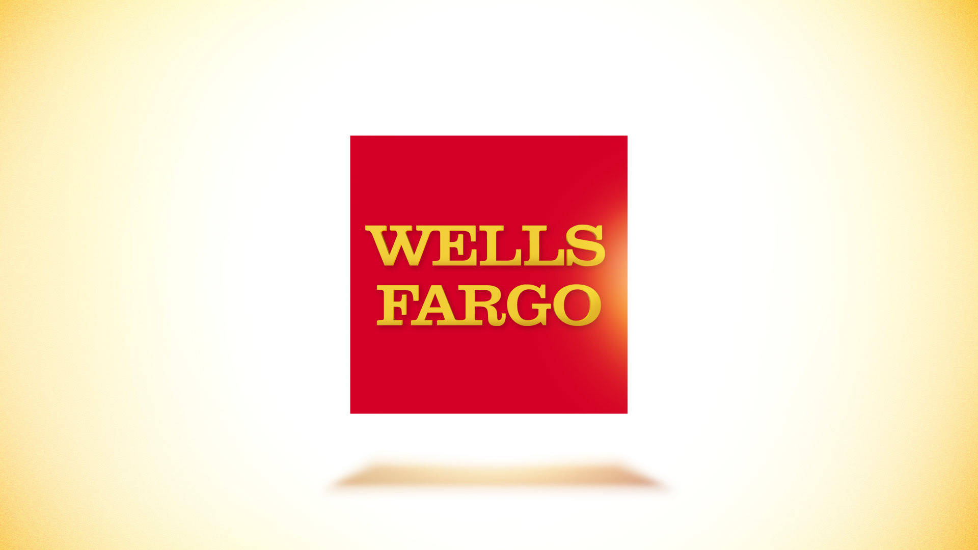 Gradient Galben Simplu Wells Fargo Fundal