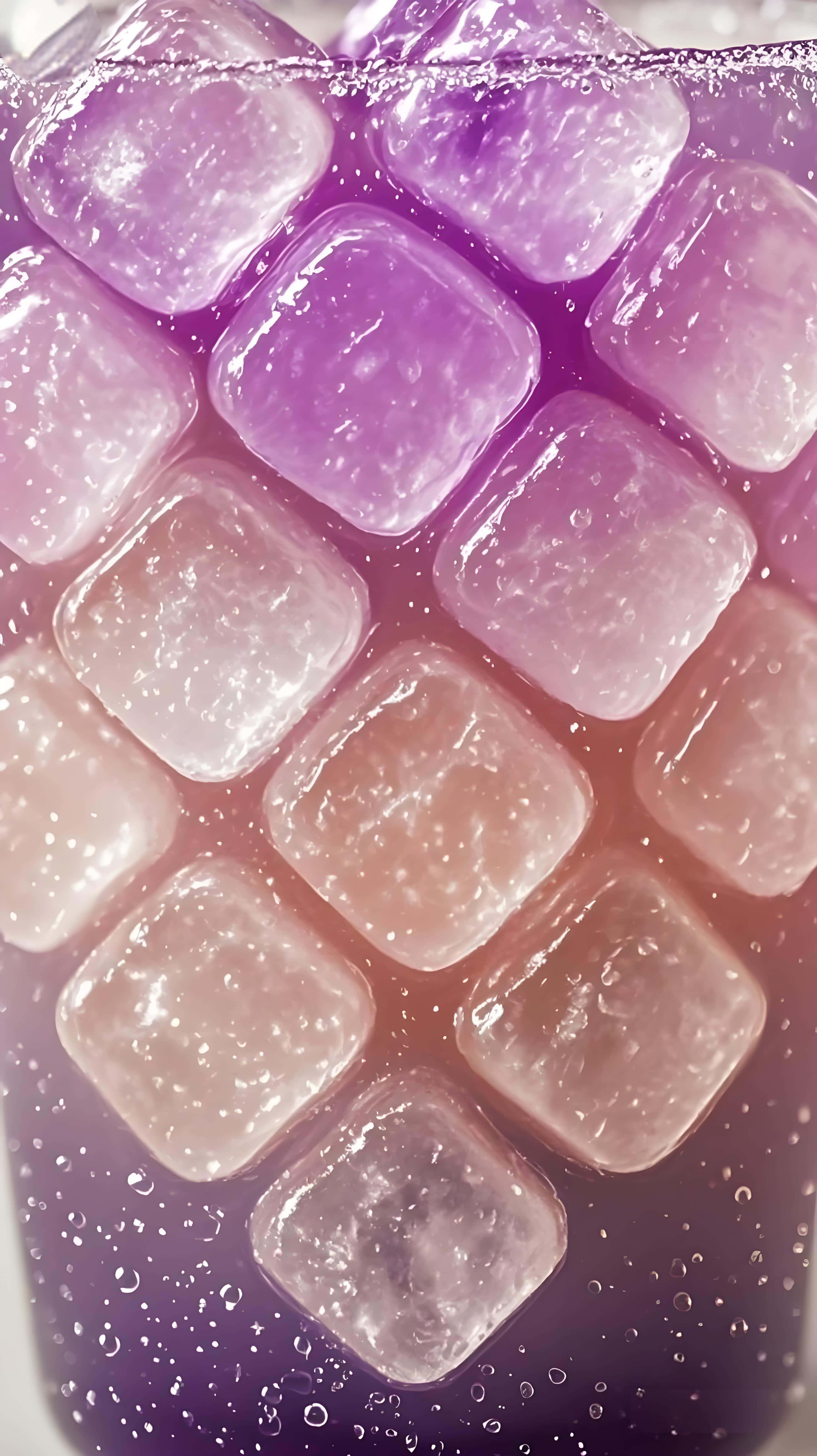 Gradient Violet Înghețat: Fundal Răcoros de Vară Fundal