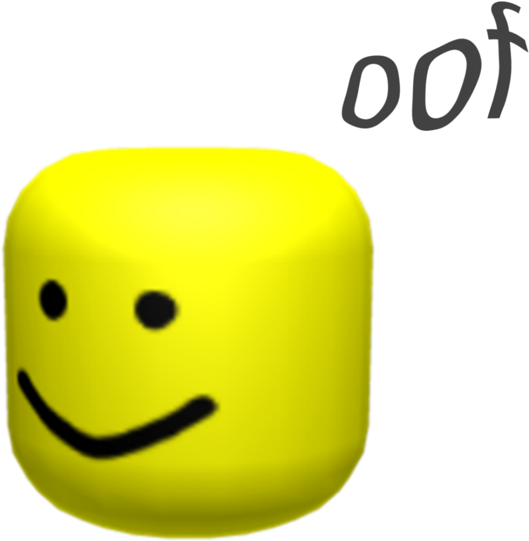 Grafică cu Emoji Oof din Roblox Fundal