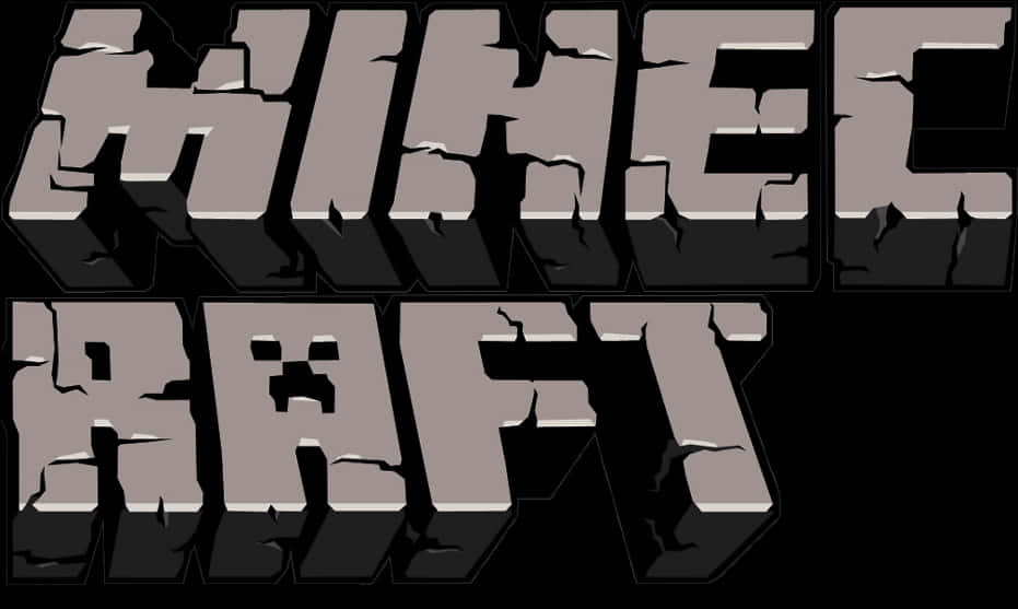 Grafică cu logo Minecraft Fundal