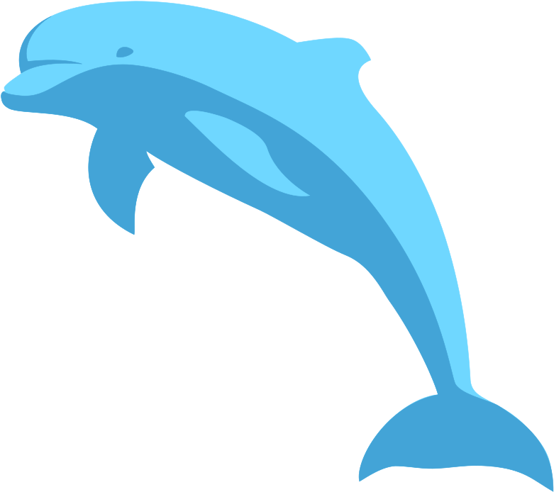 Grafică Delfin Albastru Fundal