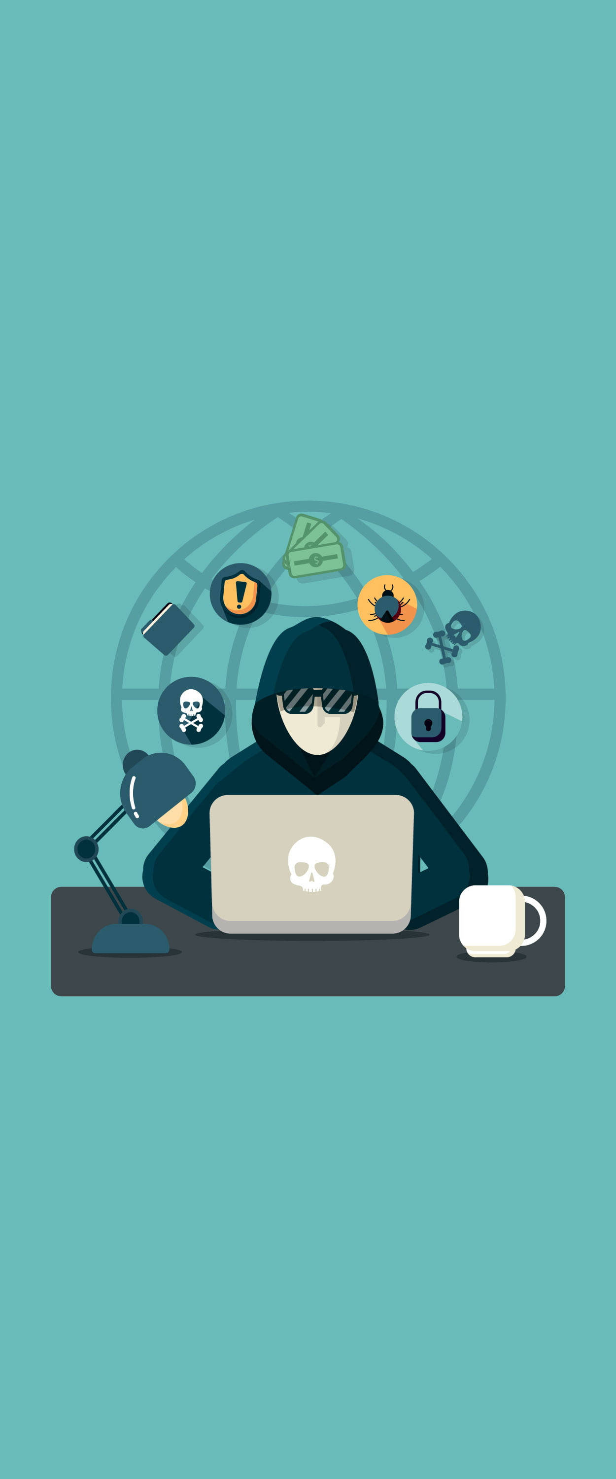 Grafică Hacker Modernă Fundal Android Fundal