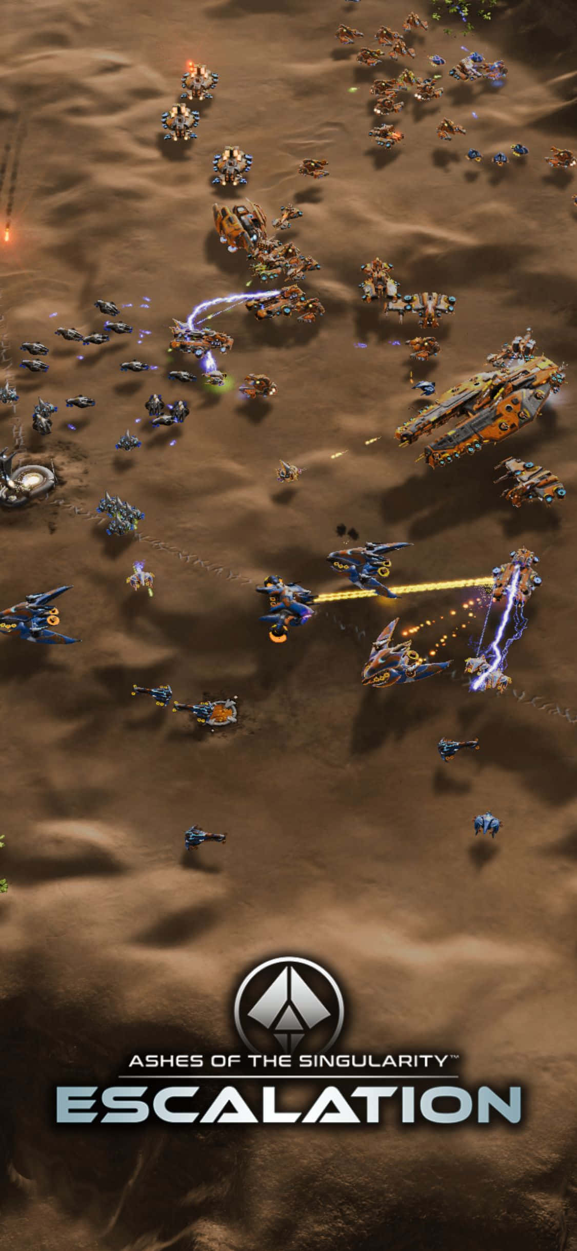 Grafică incredibil de detaliată pe iPhone X cu Ashes of the Singularity Escalation Fundal