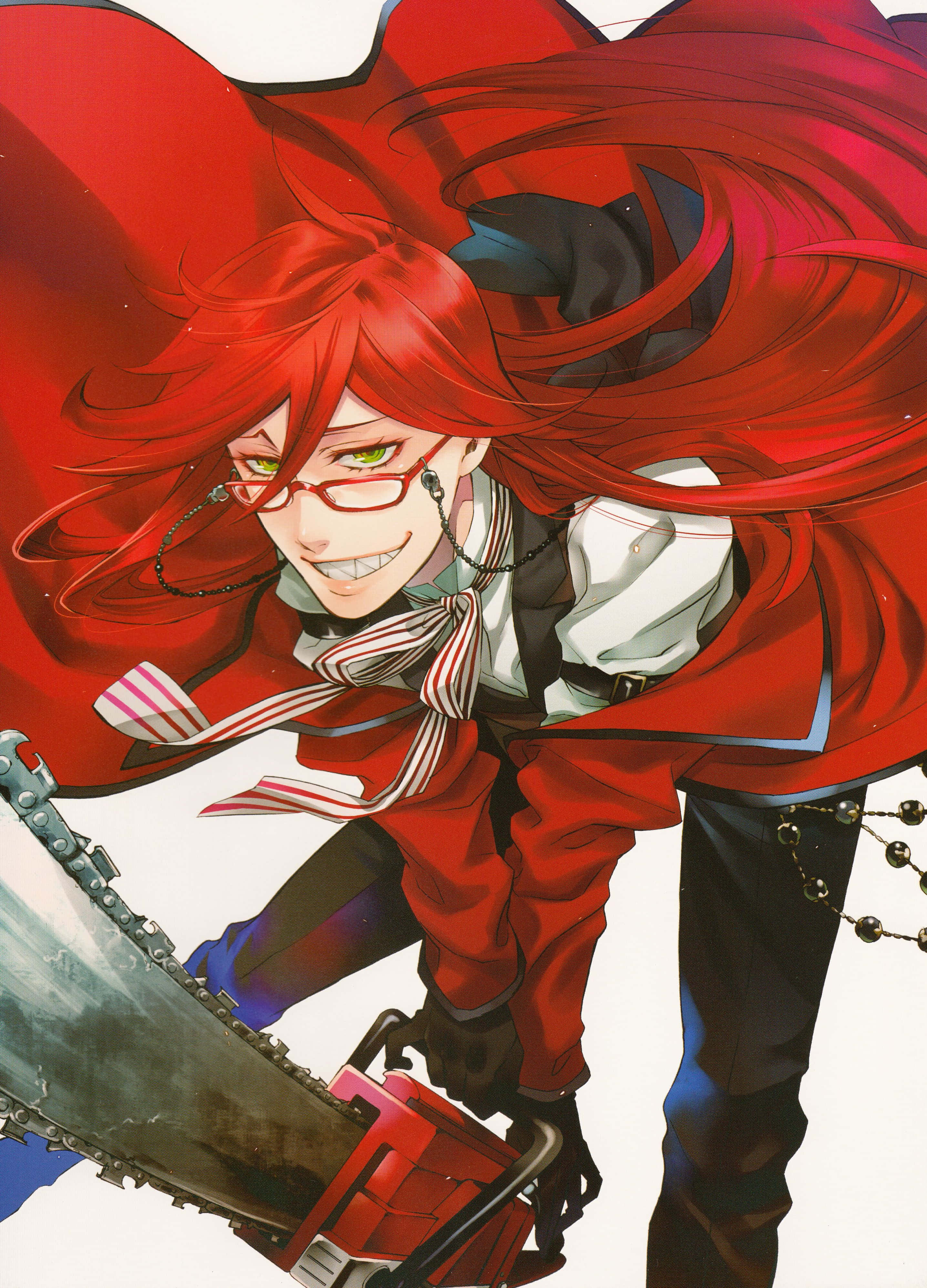 Grell Sutcliff într-o poză într-un wallpaper impresionant Fundal