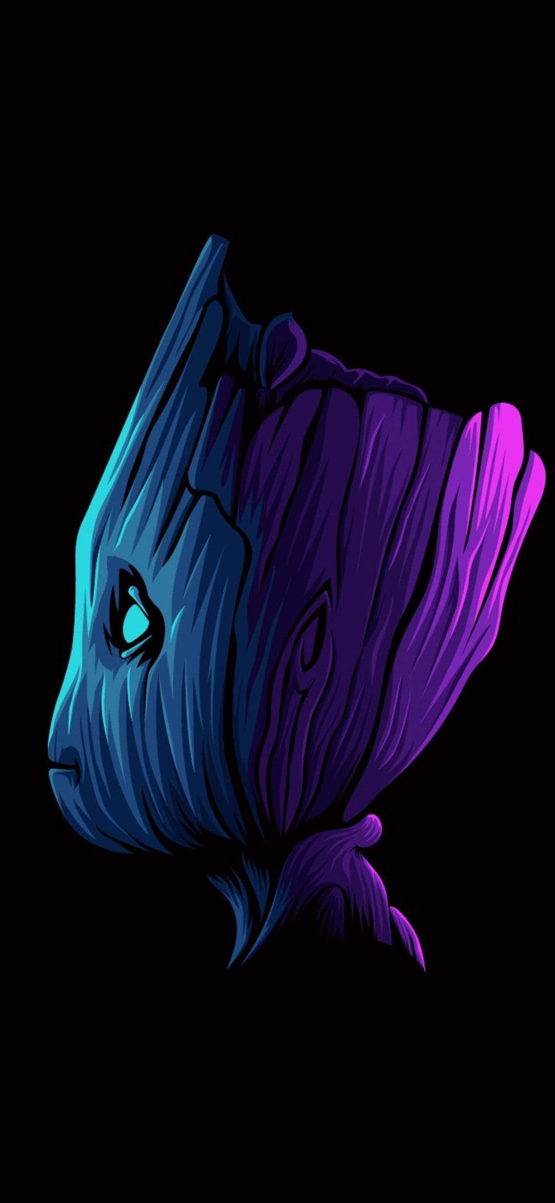 Groot negru AMOLED Fundal