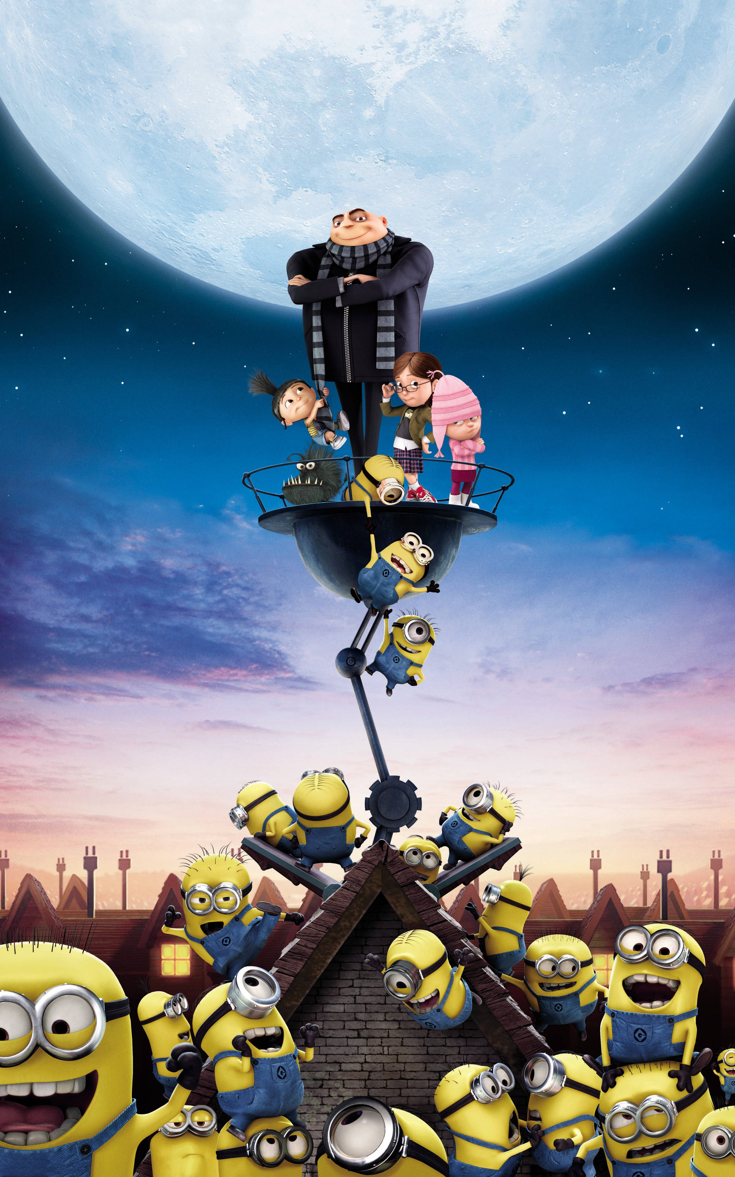 Gru Girls And Minions Fundal