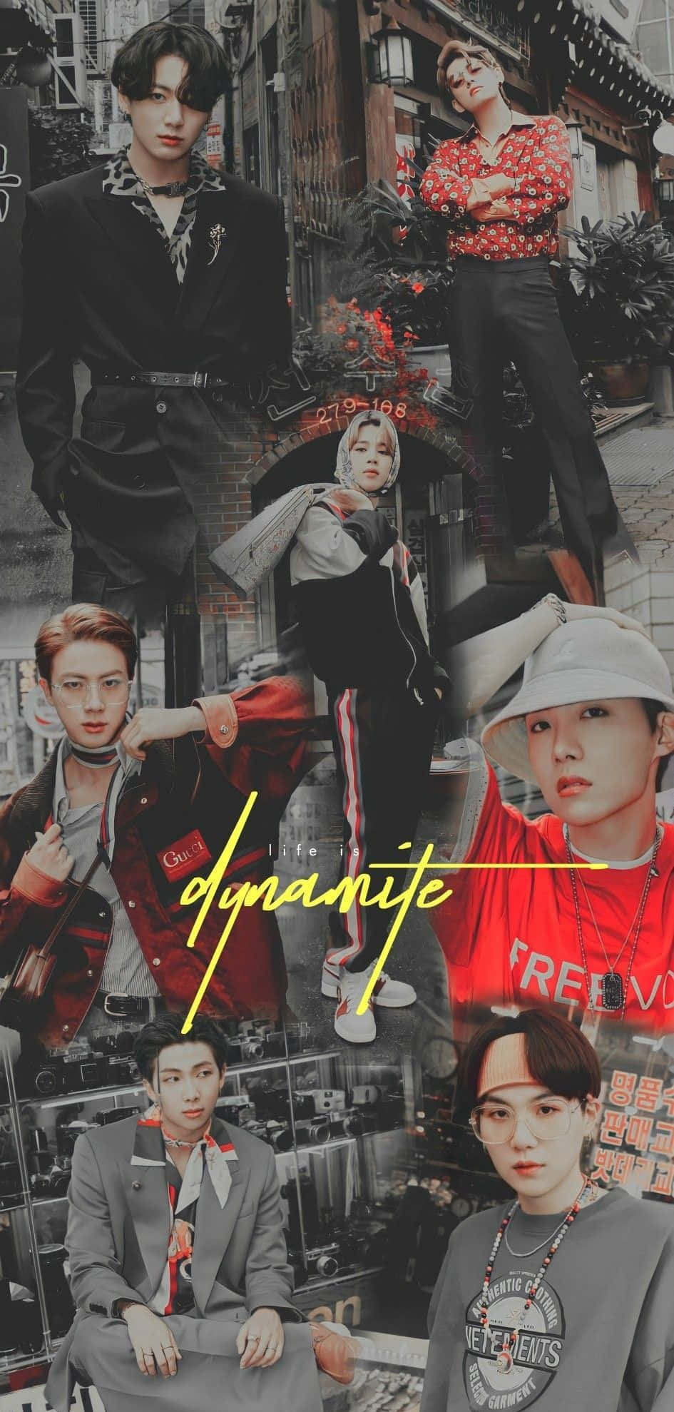 Grup K-Pop pe Scenă Fundal