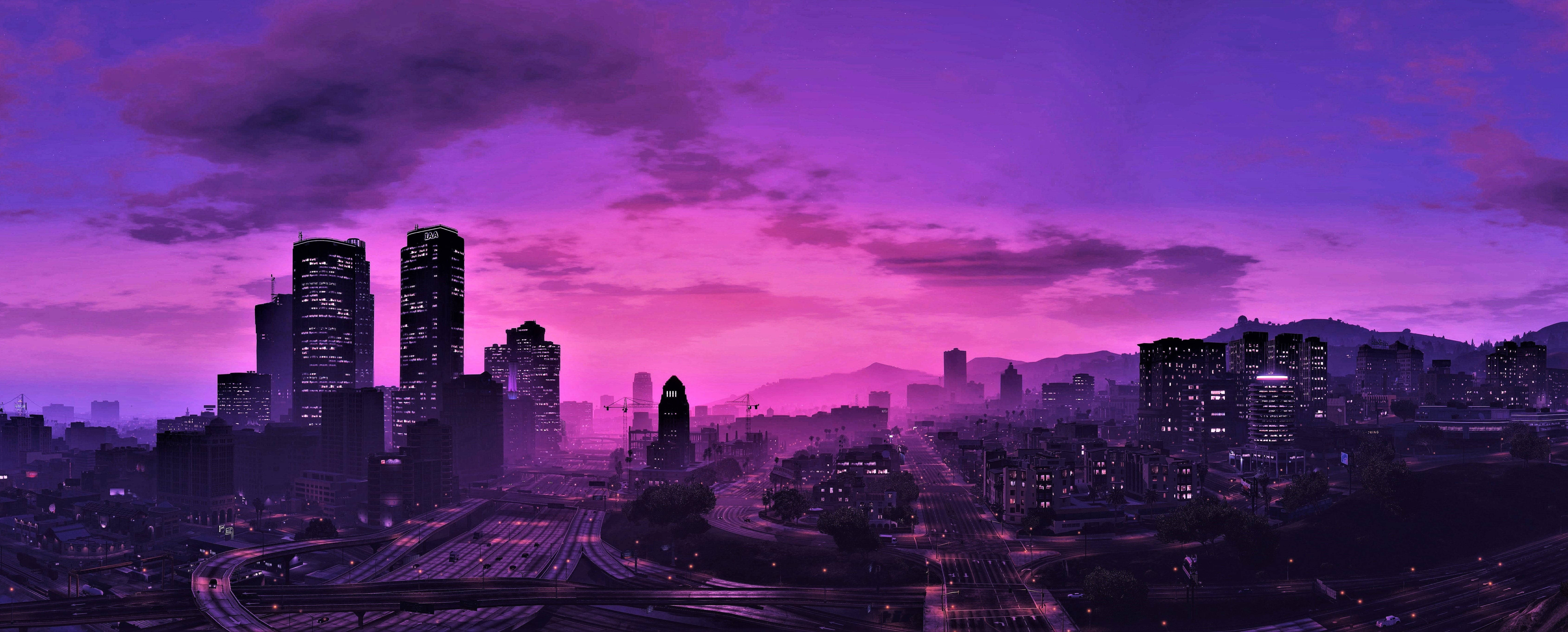 GTA 5 Cer Skyline 1080p Gaming Fundal