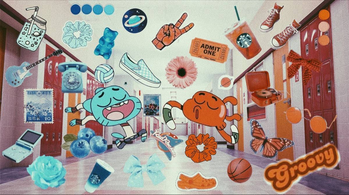 Gumball Darwin Stickere Estetice Fundal