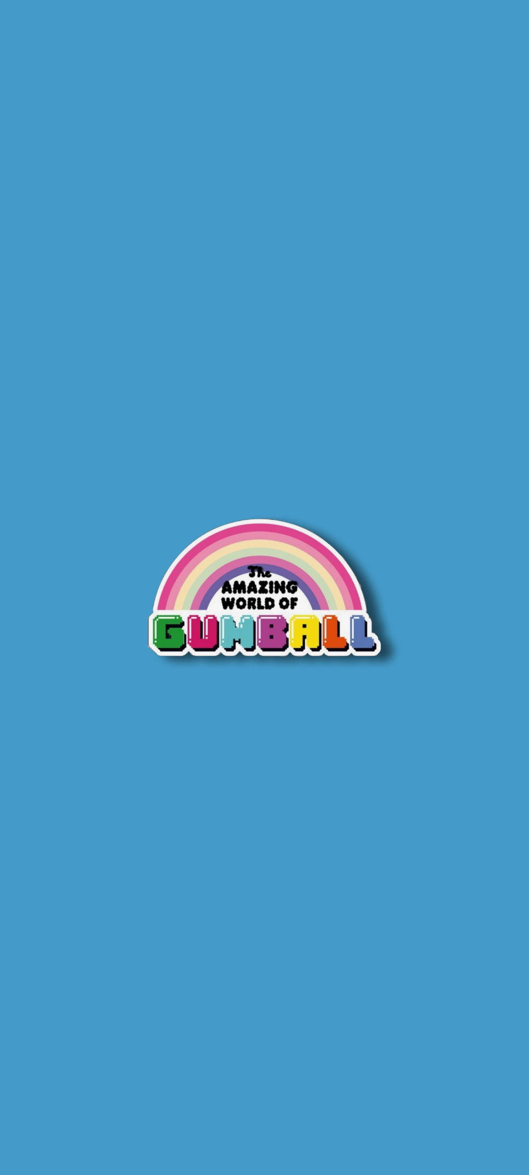 Gumball Simplu Albastru Estetic Fundal