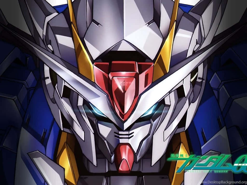 Gundam Desktop cu Logo Fundal