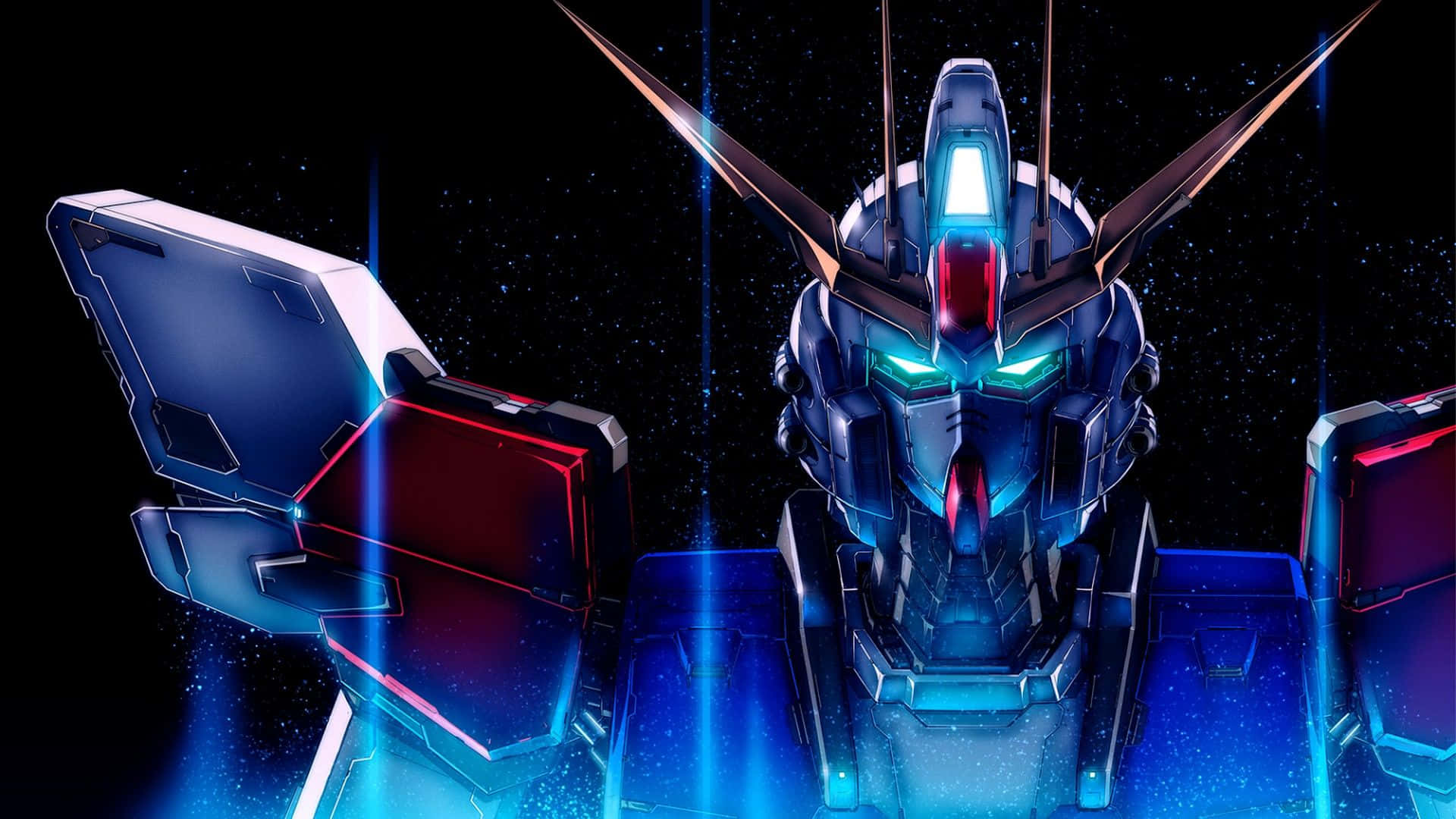 Gundam Desktop Strălucitor Fundal