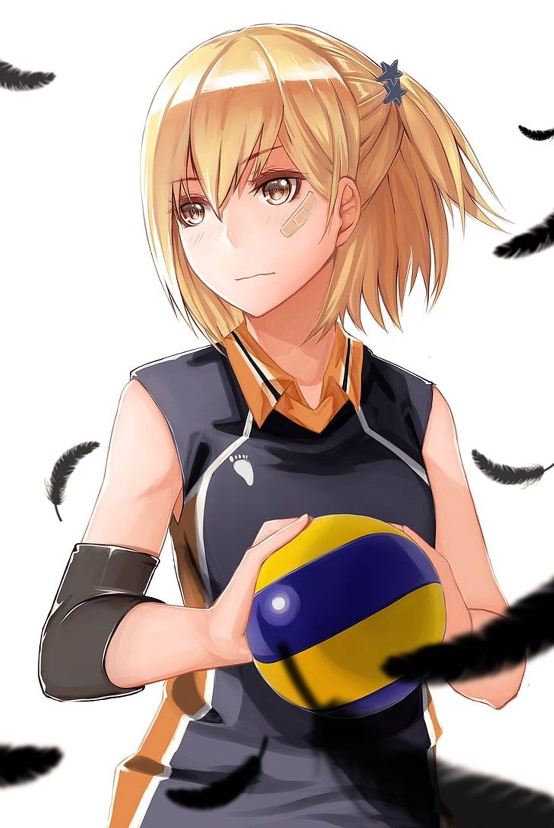 Haikyuu 4K Hitoka Yachi Fundal