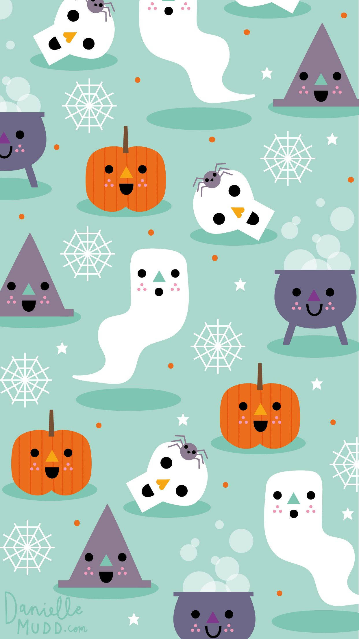 Halloween de iarnă pentru iPhone Fundal