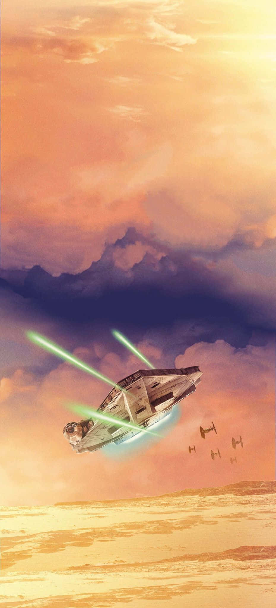 Han Solo și Chewbacca în Solo: A Star Wars Story Fundal