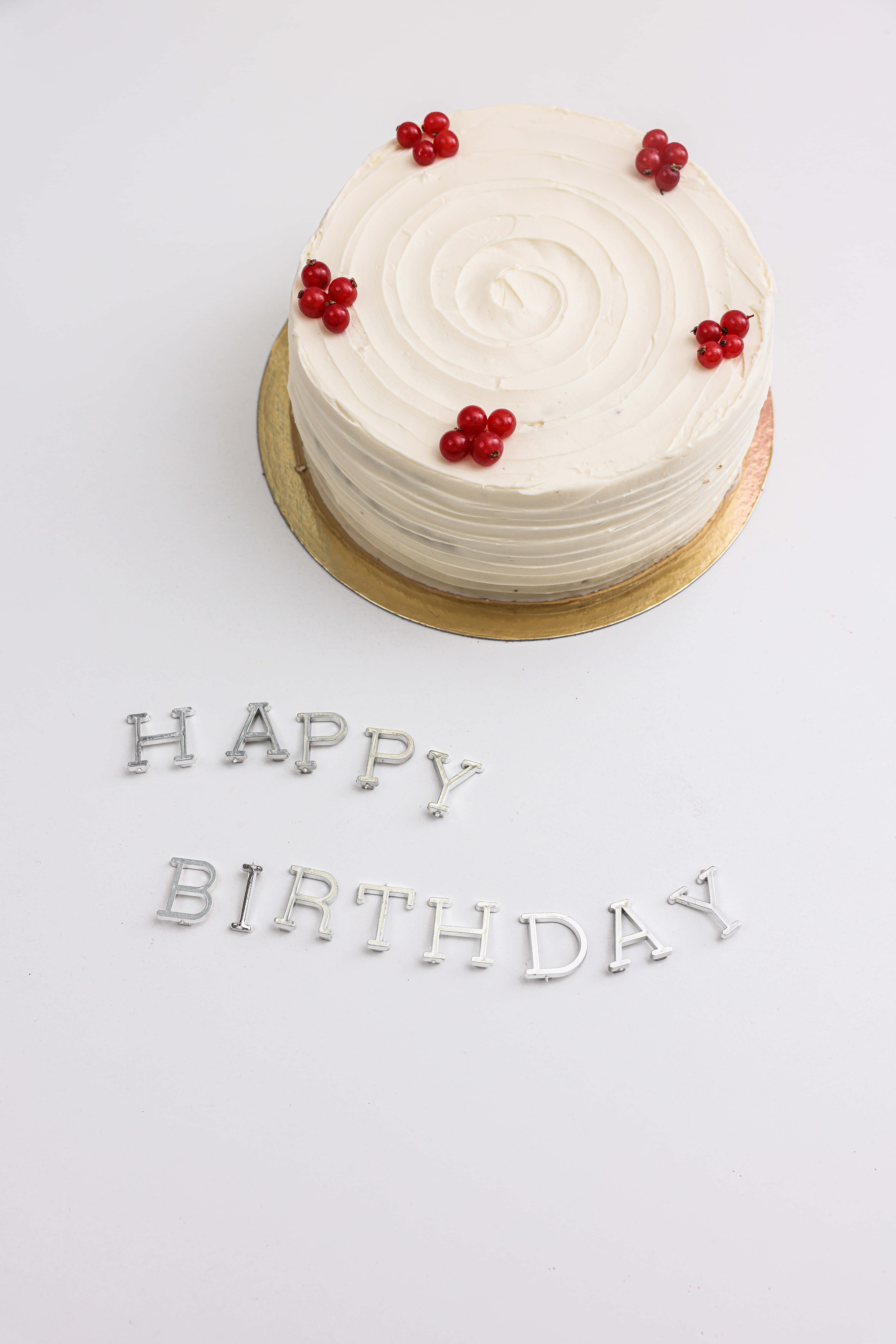Happy Birthday Cherry Cake Picture Fundal