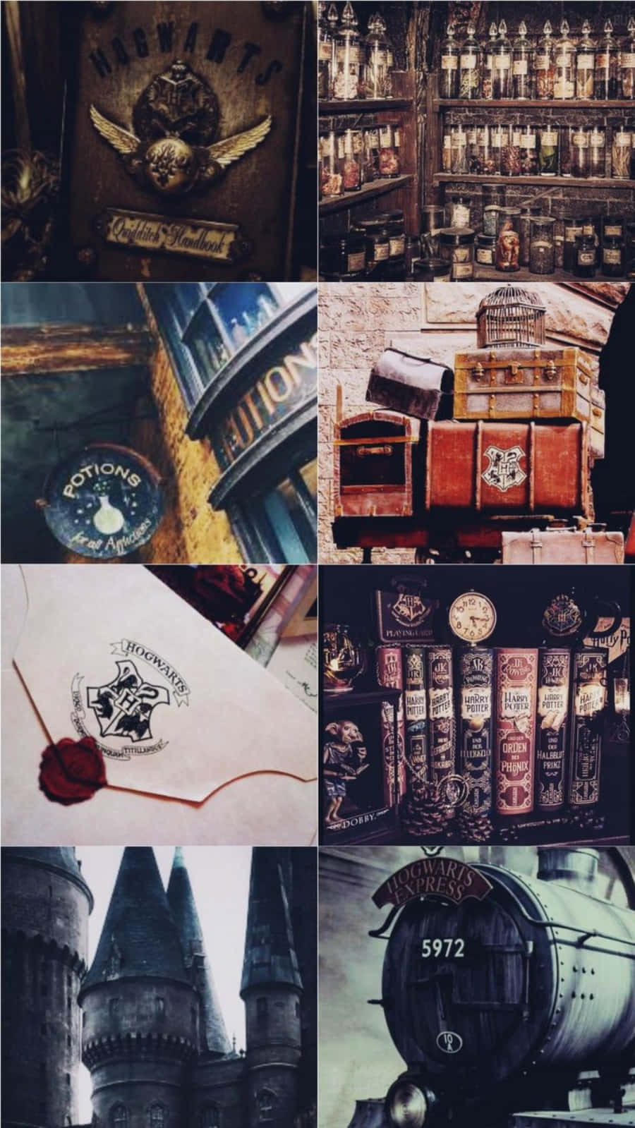 "Harry Potter estetic hoinărind prin pădure" Fundal
