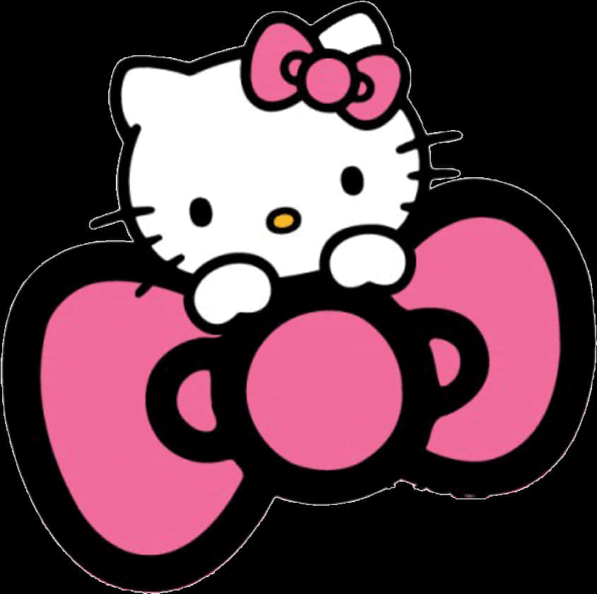 Hello Kitty Fundă Roz Fundal